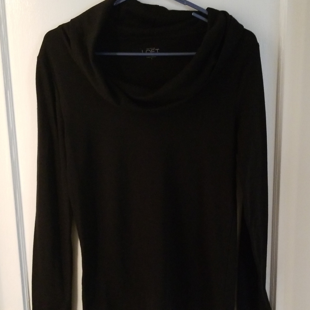 Loft long sleeve cowl neck sweater